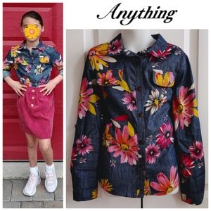 Floral Button Down (Boutique Brand)